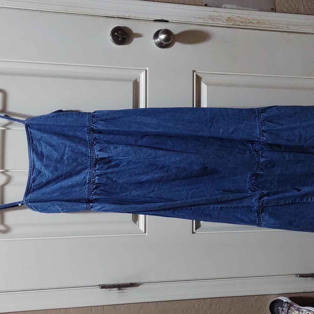 ASOS curve denim dress